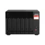 QNAP TS-673A NAS Tornis Ryzen Embedded V1500B 8 GB DDR4 0 TB QNAP Turbo System Melns