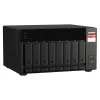 QNAP TS-873A NAS Tornis Ryzen Embedded V1500B 8 GB DDR4 0 TB QNAP Turbo System Melns