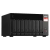 QNAP TS-873A NAS Tornis Ryzen Embedded V1500B 8 GB DDR4 0 TB QNAP Turbo System Melns