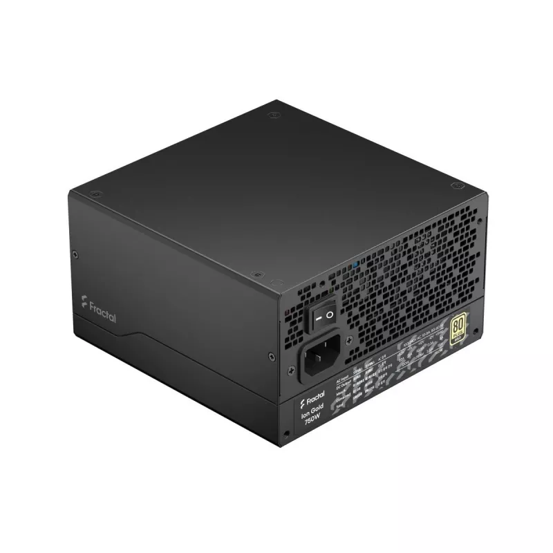 Fractal Design Ion+ 750W Gold barošanas bloks 24-pin ATX ATX Melns
