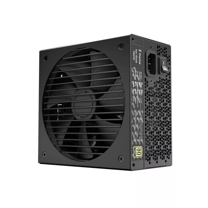 Fractal Design Ion+ 750W Gold barošanas bloks 24-pin ATX ATX Melns