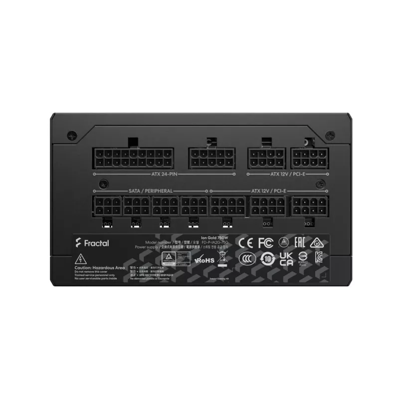 Fractal Design Ion+ 750W Gold barošanas bloks 24-pin ATX ATX Melns