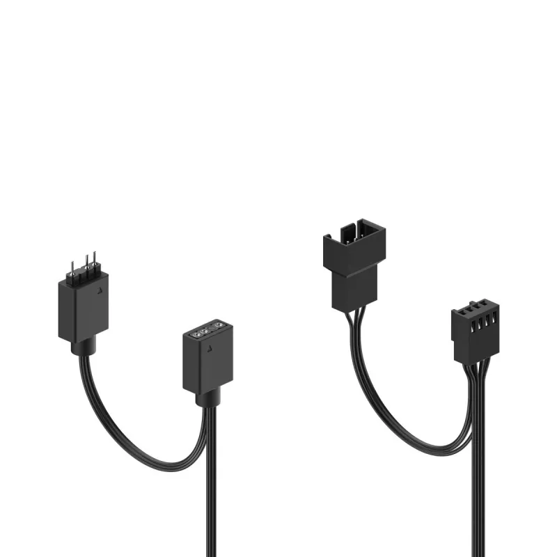 FRACTAL DESIGN Aspect 14 RGB Pwm Melnais Rāmis
