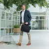 DICOTA Eco Top Traveller Base - 13-14.1in piezīmjdatora soma - Melna / 300D rPET poliesters