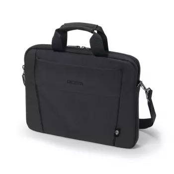 DICOTA Eco plāns Case Base - 13-14.1in piezīmjdatora maciņš - melns / 300d Rpet poliesters