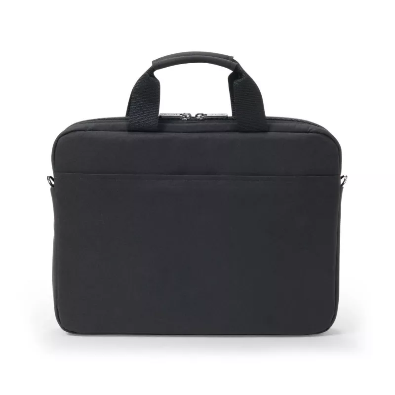 DICOTA Eco plāns Case Base - 13-14.1in piezīmjdatora maciņš - melns / 300d Rpet poliesters