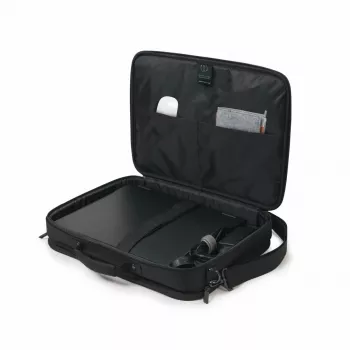 DICOTA Eco Multi Plus Base - 14-15.6in piezīmjdatora soma - melna / 300d Rpet poliesteris