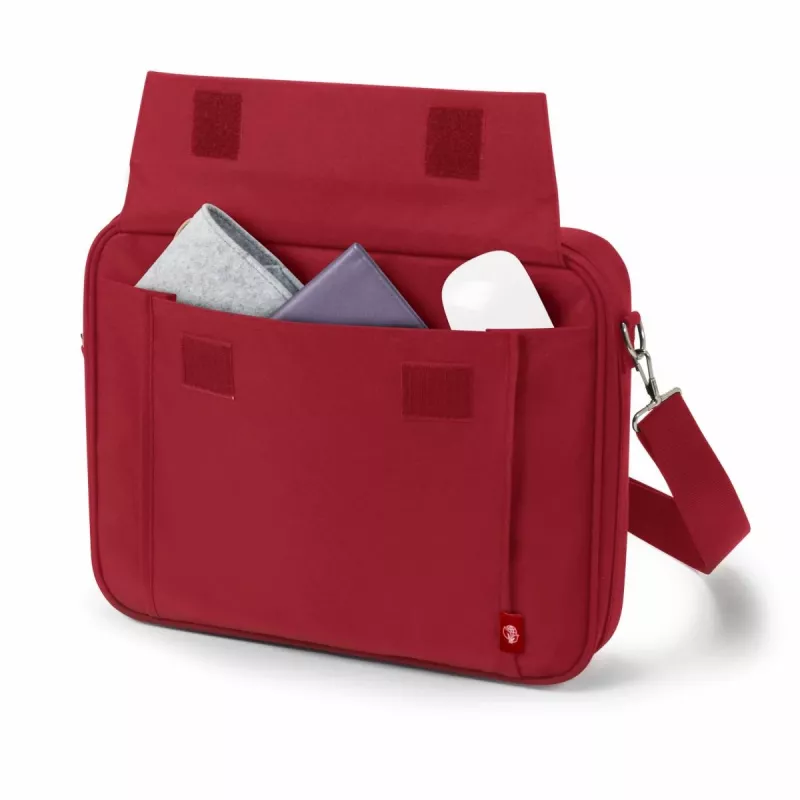 DICOTA Eco Multi Base - 14-15.6in piezīmjdatora somiņa - sarkana / 300d Rpet poliesters