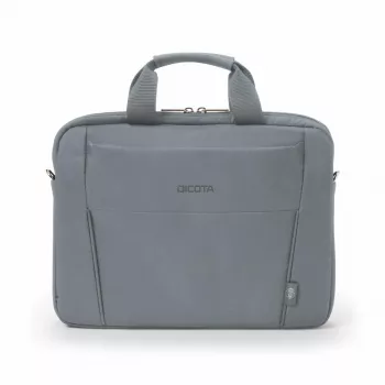 DICOTA Eco plāns Case Base - 13-14,1 collu piezīmjdatora somiņa - pelēka / 300d Rpet poliesters