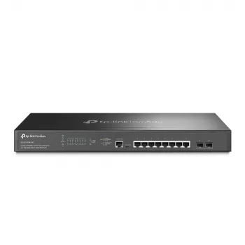 TP-Link Omada 8-Port 2.5GBASE-T un 2-Port 10GE SFP+ L2+ pārvaldāms slēdzis ar 8-Port PoE+