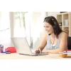 Kensington Classic USB-C austiņas ar mikrofonu, vadu, zvaniem/mūzikai, austiņas, melna