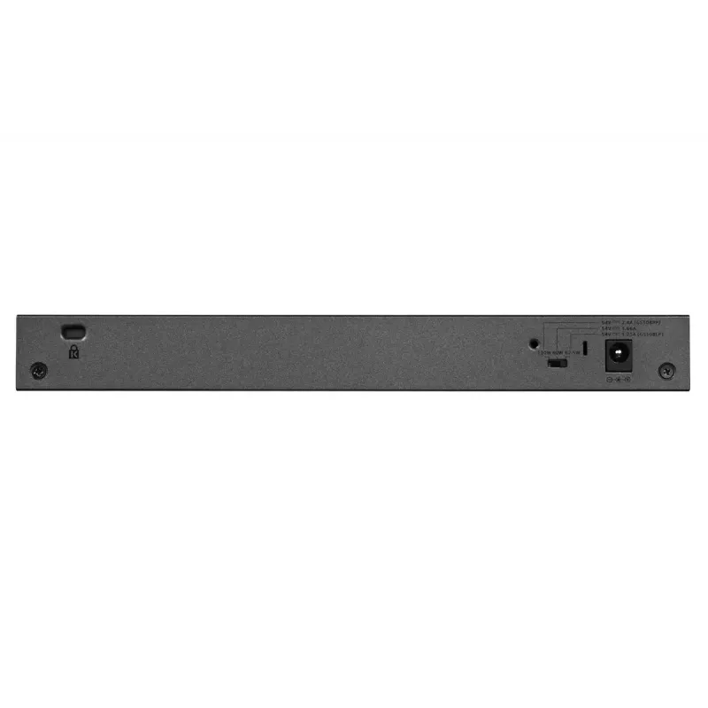 NETGEAR GS108LP Nepārvaldāms Gigabitu Ethernet (10/100/1000) barošana pa Ethernet (PoE) 1U Melns, Pelēks