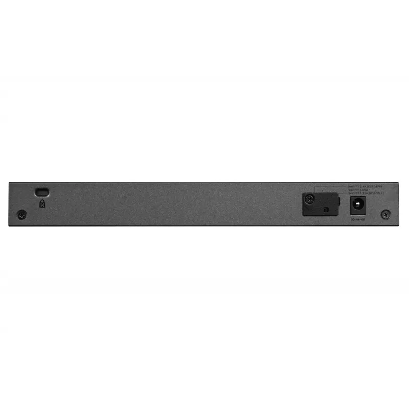 NETGEAR GS108LP Nepārvaldāms Gigabitu Ethernet (10/100/1000) barošana pa Ethernet (PoE) 1U Melns, Pelēks