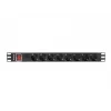 Strāvas sadales bloks PDU Lanberg PDU-08F-0200-BK