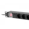 Strāvas sadales bloks PDU Lanberg PDU-08F-0200-BK