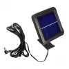 Āra saules LED prožektors MACLEAN MCE438, 5W, 400 lm, IP44, Li-Ion 5.2V, piestiprināms pie sienas, balta gaisma, melns