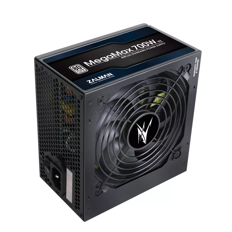 Zalman ZM700-TXII V2 MegaMax 80PLUS 230V EU STANDARD sertificēts augstas efektivitātes PCI-E barošanas bloks 700 W 20+4 pin ATX ATX