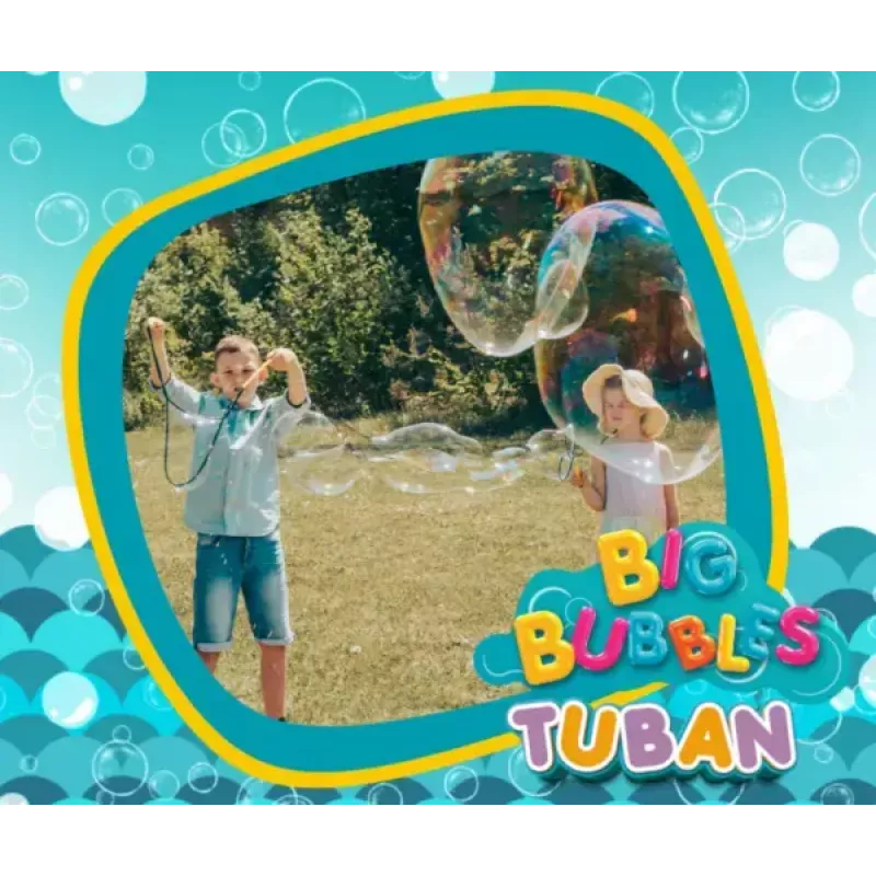 Burbuļu komplekts Tuban MEGA SET FOR BIG BUBBLES Ieteicamais vecums 3 gadi