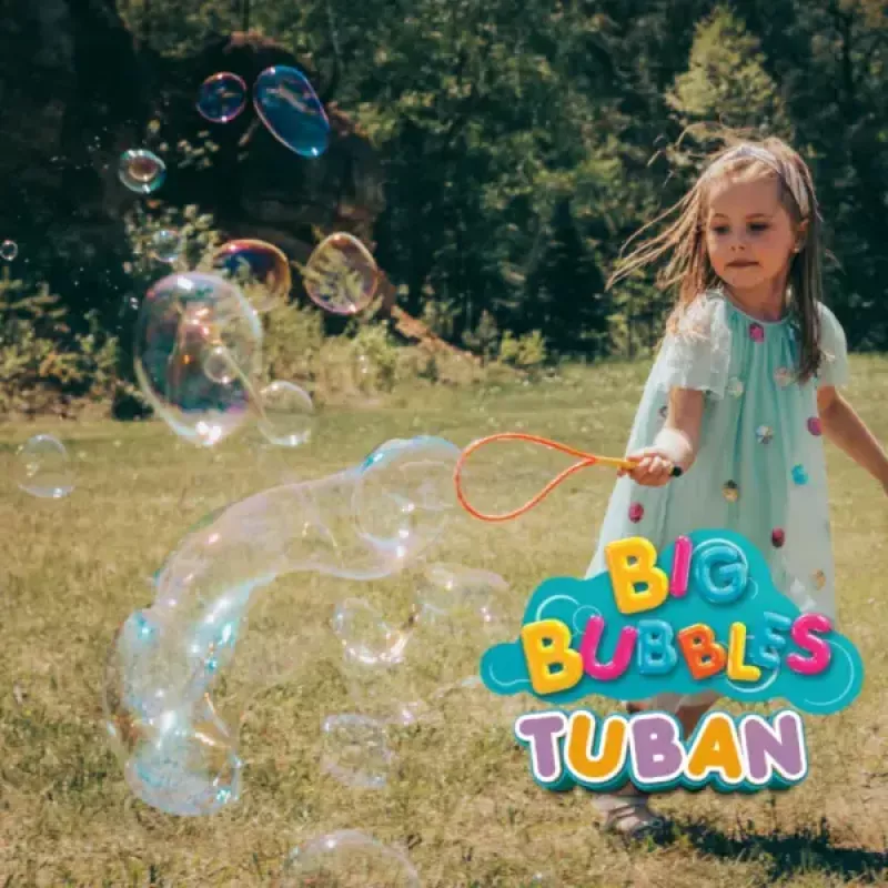 Burbuļu komplekts Tuban MEGA SET FOR BIG BUBBLES Ieteicamais vecums 3 gadi