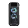 PC torņa korpuss Fractal Design Torrent Tower Black — atbalsta ATX/EATX/ITX, 2x180mm priekšējie ventilatori, 2x3.5 collu sloti, 4x2.5 collu sloti, rūdīts stikls