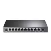 TP-Link 8 portu 10/100Mbps + 3 portu Gigabit darbvirsmas slēdzis ar 8 portu PoE+