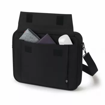 DICOTA Eco Multi Base - 15-17.3in piezīmjdatora soma - Melna / 300d Rpet Poliesteris