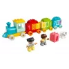 LEGO DUPLO ciparu vilciens 10954 – agrīnās mācīšanās vilciens ar numurētiem vagoniem skaitīšanai un šķirošanai