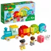 LEGO DUPLO ciparu vilciens 10954 – agrīnās mācīšanās vilciens ar numurētiem vagoniem skaitīšanai un šķirošanai