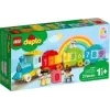 LEGO DUPLO ciparu vilciens 10954 – agrīnās mācīšanās vilciens ar numurētiem vagoniem skaitīšanai un šķirošanai