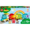 LEGO DUPLO ciparu vilciens 10954 – agrīnās mācīšanās vilciens ar numurētiem vagoniem skaitīšanai un šķirošanai