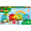 LEGO DUPLO ciparu vilciens 10954 – agrīnās mācīšanās vilciens ar numurētiem vagoniem skaitīšanai un šķirošanai