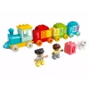 LEGO DUPLO ciparu vilciens 10954 – agrīnās mācīšanās vilciens ar numurētiem vagoniem skaitīšanai un šķirošanai