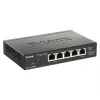 D-Link 5 portu Gigabit PoE viedais pārvaldāmais slēdzis ar 1 PD portu