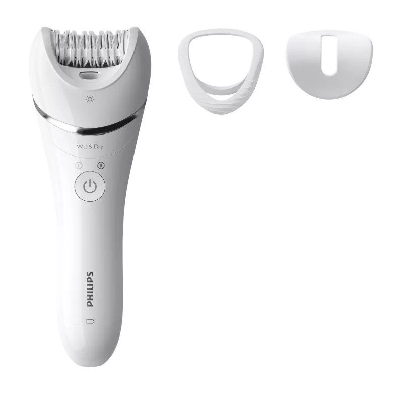 Epilators Philips BRE700/00, 32 pincetes, mitrai un sausai lietošanai, bezvada, 40 min darbības laiks, 2 ātrumi, mazgājams