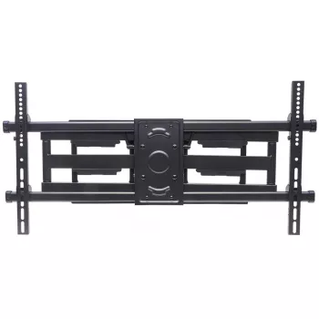 Manhattan sienas stiprinājums televizoriem un monitoriem (pilna kustība), ekrāniem no 37 collām līdz 75 collām, VESA saderība: visi no 200x200 mm līdz 800x400 mm - pārbaudiet četru montāžas caurumu izmērus ekrāna aizmugurē, lai pārliecinātos, ka tas der, maks. 75 kg, melns, kronšteins, mūža garantija