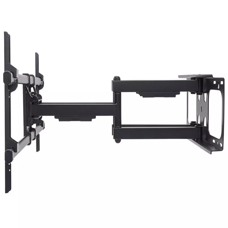 Manhattan sienas stiprinājums televizoriem un monitoriem (pilna kustība), ekrāniem no 37 collām līdz 75 collām, VESA saderība: visi no 200x200 mm līdz 800x400 mm - pārbaudiet četru montāžas caurumu izmērus ekrāna aizmugurē, lai pārliecinātos, ka tas der, maks. 75 kg, melns, kronšteins, mūža garantija