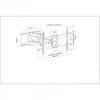 Manhattan sienas stiprinājums televizoriem un monitoriem (pilna kustība), ekrāniem no 37 collām līdz 75 collām, VESA saderība: visi no 200x200 mm līdz 800x400 mm - pārbaudiet četru montāžas caurumu izmērus ekrāna aizmugurē, lai pārliecinātos, ka tas der, maks. 75 kg, melns, kronšteins, mūža garantija