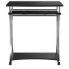 Techly Compact Desk for PC with Removable Tray, Melns Graphite ICA-TB 328BK