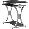 Techly Compact Desk for PC with Removable Tray, Melns Graphite ICA-TB 328BK