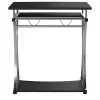 Techly Compact Desk for PC with Removable Tray, Melns Graphite ICA-TB 328BK