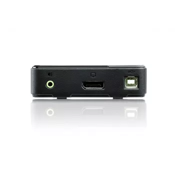 ATEN 2-portu USB 4K DisplayPort 1.2 KVM slēdzis (iekļauti KVM kabeļi)