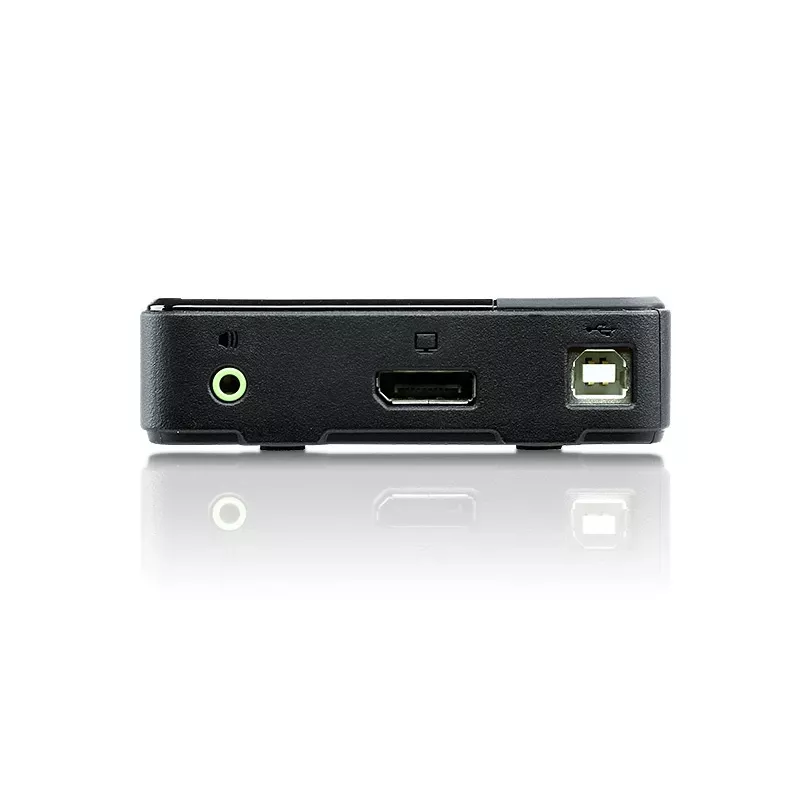 ATEN 2-portu USB 4K DisplayPort 1.2 KVM slēdzis (iekļauti KVM kabeļi)