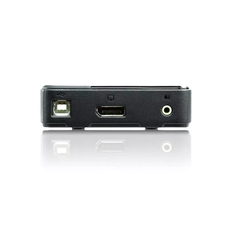 ATEN 2-portu USB 4K DisplayPort 1.2 KVM slēdzis (iekļauti KVM kabeļi)