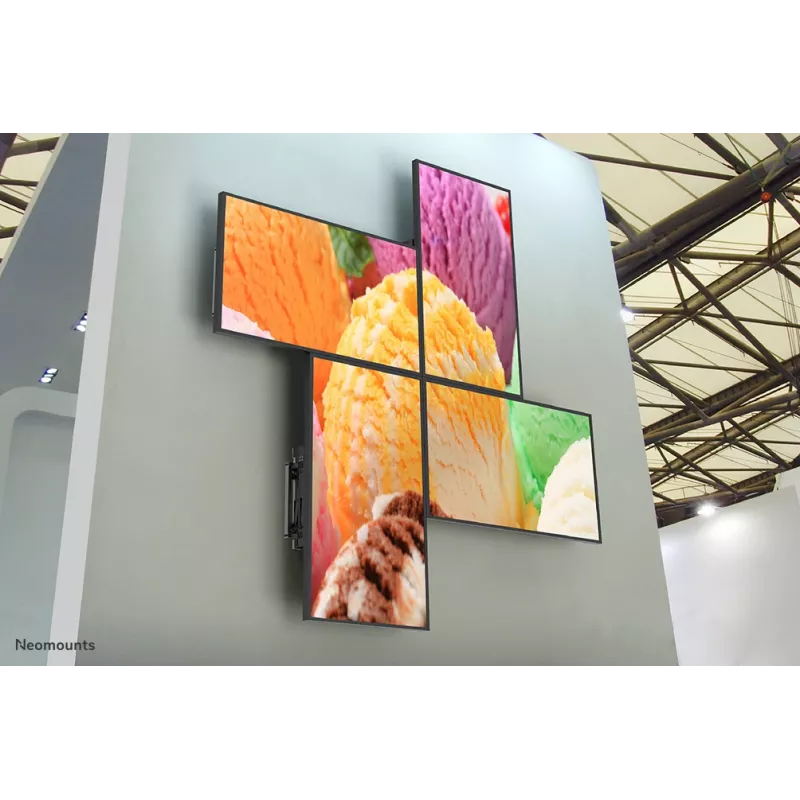 Neomounts LED-VW2000Melns videowall sienas stiprinājums 32-75 collas - izbīdāms - maks. 70 kg