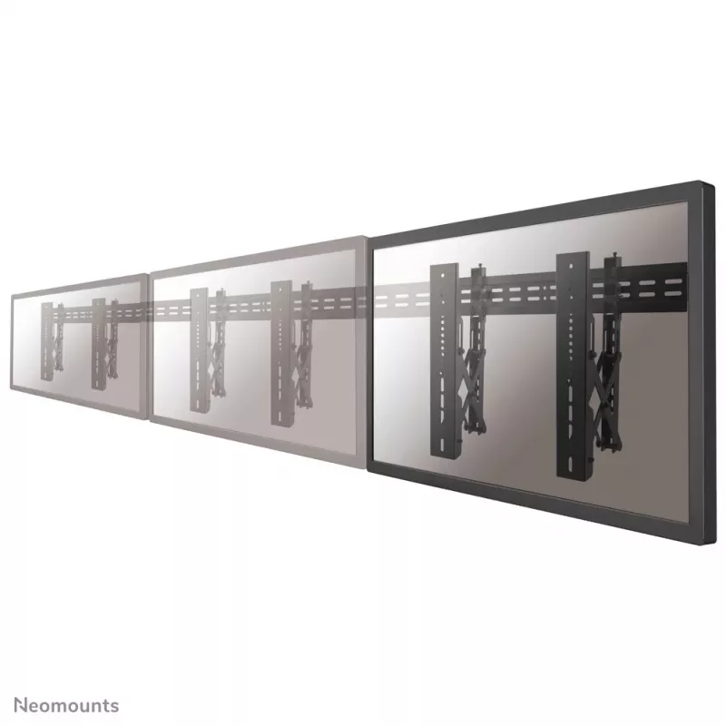Neomounts LED-VW1000Melns videowall sienas stiprinājums 40-75 collas - izvelkams - maks. 50 kg