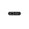 ICY BOX IB-DK4040-CPD Vadu USB 3.2 Gen 1 (3.1 Gen 1) Type-C Antracīts, Melns