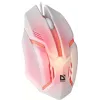 Vadu spēļu pele DEFENDER Cyber MB-560L — optiskā 1200 DPI, abrocīga, USB Type-A, balta, 1,5 m kabelis
