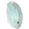 Vadu spēļu pele DEFENDER Cyber MB-560L — optiskā 1200 DPI, abrocīga, USB Type-A, balta, 1,5 m kabelis