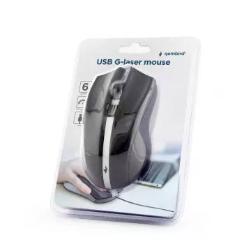 GEMBIRD Laser pele 2400 Dpi - Ambidextrous