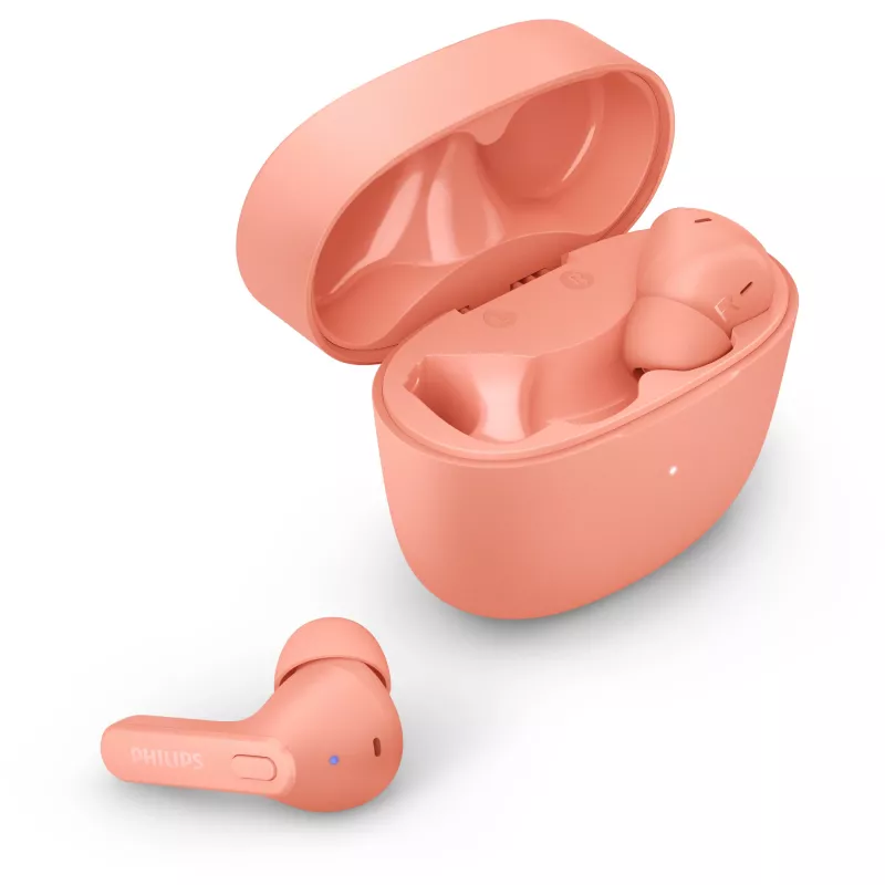 Philips 2000 sērijas TAT2206PK/00 austiņas/auss komplekts True Wireless Stereo (TWS) Iekšauss Zvanu/Mūzikas Bluetooth Rozā